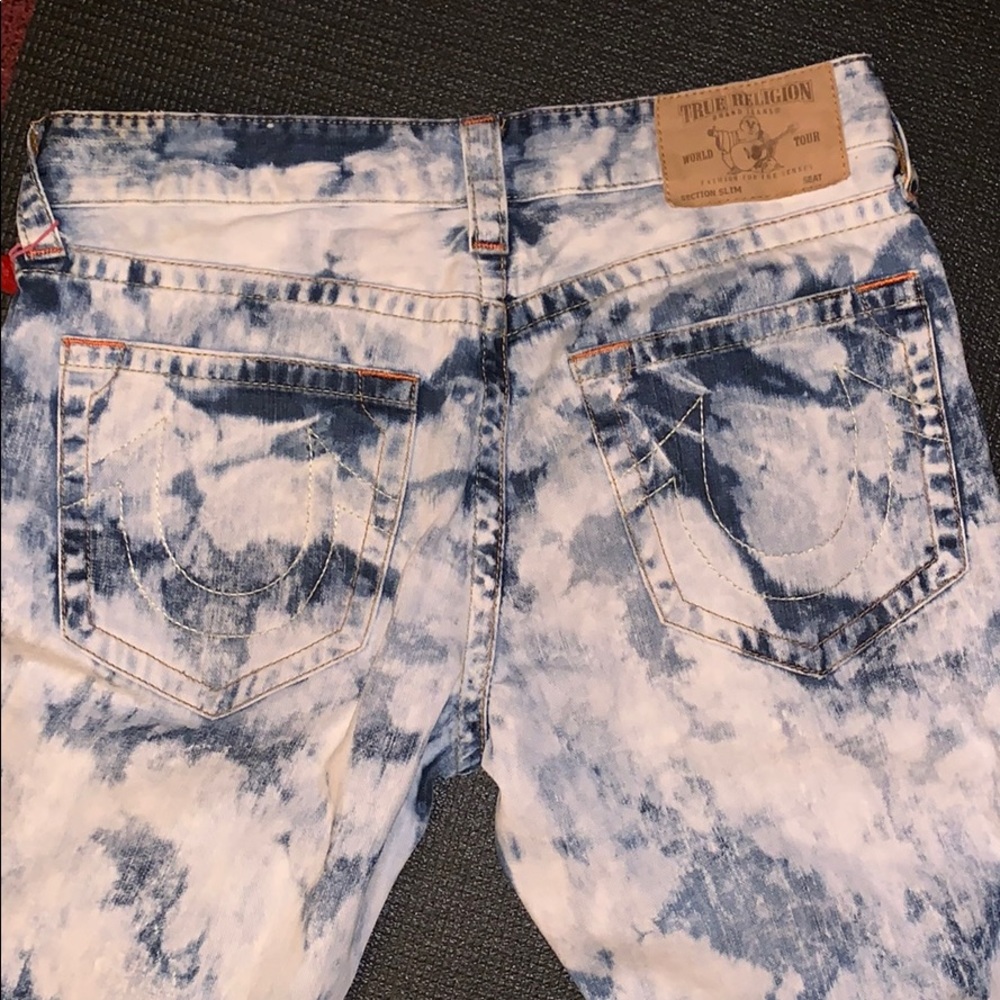 True religion jeans bleached (clolor) size 32/32
